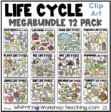 Life Cycles Clip Art MegaBundle of 12 Sets