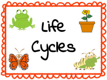 Preview of Life Cycles Distance Learning (Google Drive) *Frog, Plant, Butterfly*
