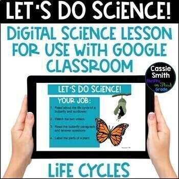 Preview of Life Cycles Google Slides Interactive Science Lesson