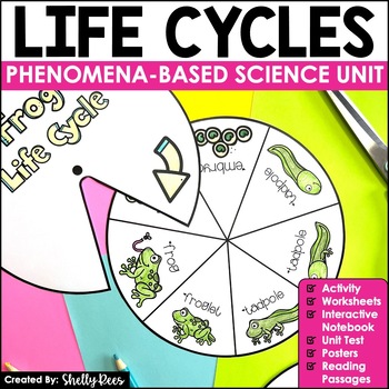 Preview of Life Cycles | Phenomenon Based Science CER | Plant & Animals