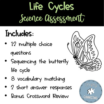 Preview of Life Cycles Science Assessment