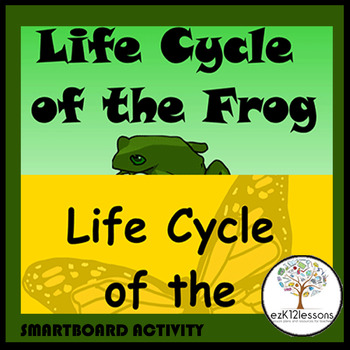 Preview of Life Cycles of the Butterfly and Frog | Smartboard Activity