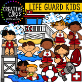Life Guard Summer Kids {Creative Clips Digital Clipart}