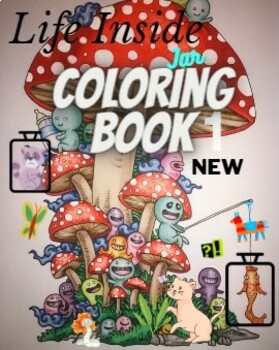 Preview of Life Inside Jar Coloring Book: Coloring Books With Adorable