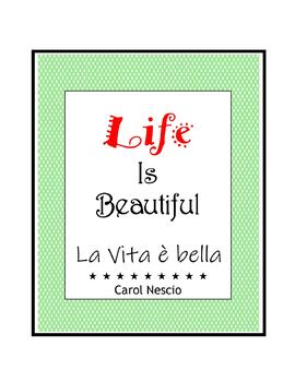 Preview of Life Is Beautiful ~ La Vita è bella ~ Movie Guides + Quiz + Word Search