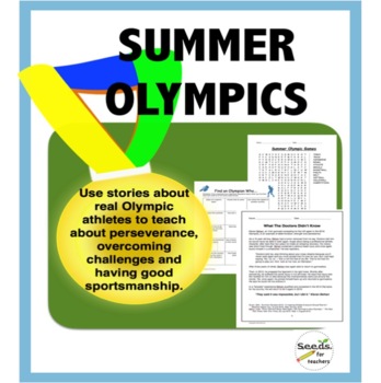Life Lessons From the Summer Olympics by Seedsforteachers | TPT