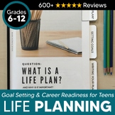Life Planning for Teens:  Growth Mindset Activities & Back