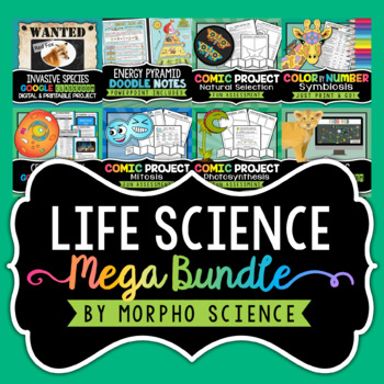 Preview of Life Science Activities - Mega Bundle - Back to School Science