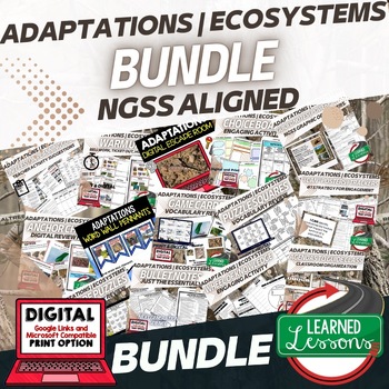 Preview of Adaptations BUNDLE Life Science Curriculum Bundle