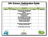 Life Science Anticipation Guide