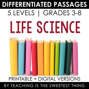 Preview of Life Science Differentiated Passages Bundle