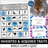 Inherited and Acquired Physical Traits Bingo Game