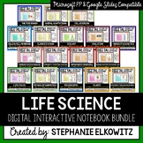 Life Science Biology Digital Interactive Notebook Bundle |