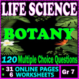 Life Science. Botany. 6 Worksheets. Grade 7. GOOGLE DRIVE