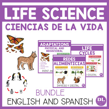 Preview of Life Science | Ciencias de la Vida | English and Spanish