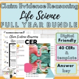Life Science Claim Evidence Reasoning Middle School Scienc