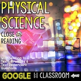 Physical Science Close Reading Passages for Google Classro