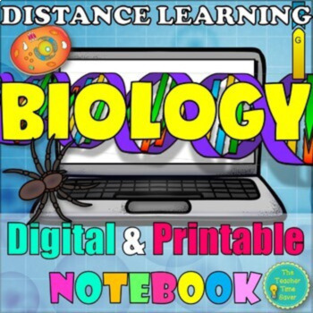 Preview of Life Science Curriculum Year Digital Bundle  | Middle School Science Notebooks