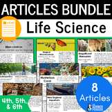 Life Science ELA Articles Bundle | Reading Passages | 4th Grade 5th Grade