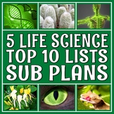 Emergency Life Science Sub Plans: 5 Engaging Readings and 