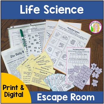 Preview of Life Science Escape Room: The Missing Biologist