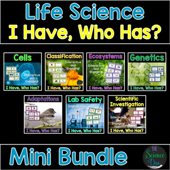 Preview of Life Science "I Have, Who Has?" - Mini Bundle