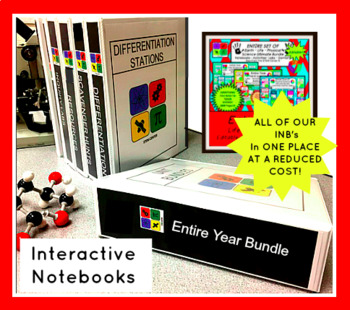 Preview of Life Science Interactive Notebook BUNDLE