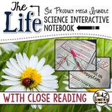 Life Science Interactive Notebook BUNDLE with Reading Passages