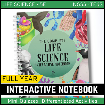 Preview of Life Science Interactive Notebook - Complete Bundle