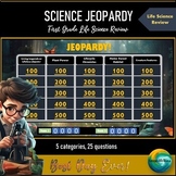 Life Science Jeopardy Review Game / 1st and 2nd Grade Plan