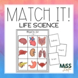 Life Science Matching Independent Work Task - Essential El
