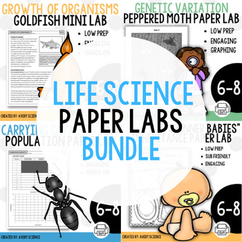 Preview of Life Science Paper Labs Bundle