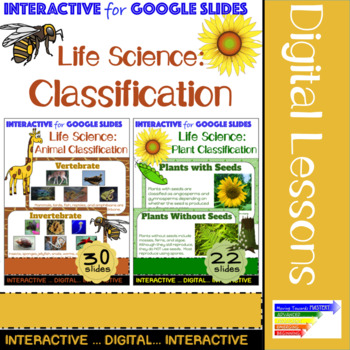 Preview of Life Science: Plant & Animal Classification for Google Slides