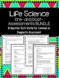 Life Science Quiz BUNDLE