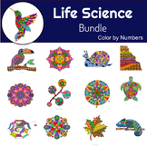 Life Science Science | Color By Number Bundle