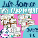 Life Science Task Cards Bundle {QR Code Answers}