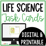 Life Science Task Cards with Google Forms™ - Classificatio