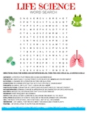Life Science Vocab Word Search