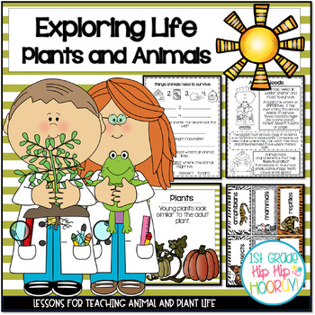 Preview of Life Science with Animals and Plants for NGSS 1st Grade