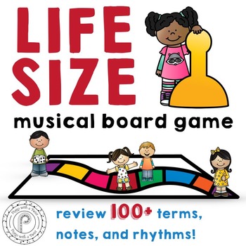 Preview of Life Size Music Board Game: 100+ theory terms
