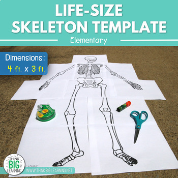 Preview of Life-Size Skeleton Template