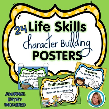Preview of Life Skills Special Education  Character Building Posters