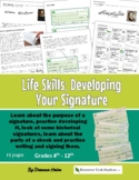Life Skill: Developing Your Signature