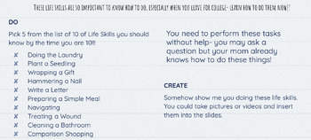 Preview of Life Skill Project