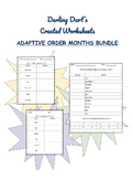 Life Skills/ABA: Identify Number of Month BUNDLE