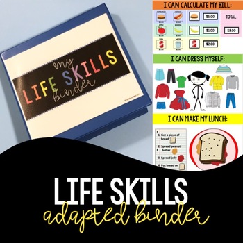 Preview of Life Skills Adapted Binder