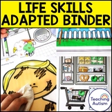 Life Skills Adapted Binder Special Education