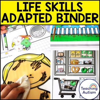 Preview of Life Skills Adapted Binder for Special Education