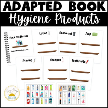 Preview of Life Skills Adapted Book | Hygiene Products