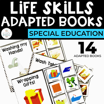 Preview of Life Skills Adapted Books | Special Education | Set 1